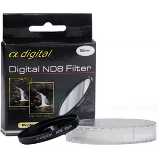 Alpha Digital filtr szary ND8 52mm - Filtry fotograficzne - miniaturka - grafika 1