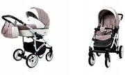 Wózki dziecięce - BabyLux WHITELUX 2w1 5904905104519 - miniaturka - grafika 1