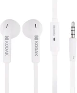 Słuchawki - Kodak WE-1104 Stereo In-Ear z mikrofonem Białe - miniaturka - grafika 1