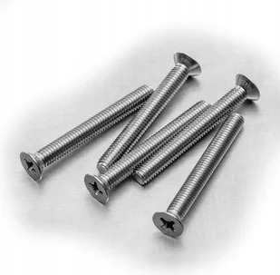 M5x100 ŚRUBA STOŻKOWA KRZYŻAK NIERDZEWNA A2 965 (10) - Śruby i nakrętki - miniaturka - grafika 1