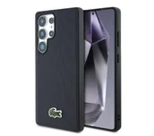 Etui i futerały do telefonów - Lacoste Iconic Petit Pique Woven Logo MagSafe do Galaxy S25 Ultra Granatowy - miniaturka - grafika 1