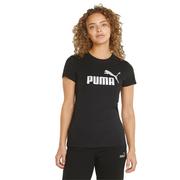 Koszulki i topy damskie - Puma Koszulka Damska T-Shirt Ess Metallic Logo Tee Black 848303 51 S - miniaturka - grafika 1
