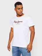 Koszulki męskie - Pepe Jeans T-Shirt Eggo PM508208 Biały Regular Fit - miniaturka - grafika 1