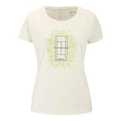 Koszulki i topy damskie - Koszulka damska Babolat Exercise Message Tee Cannoli Cream - miniaturka - grafika 1
