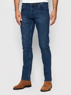 Spodnie męskie - Only & Sons Jeansy Loom 22020510 Granatowy Slim Fit - grafika 1