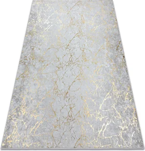 Dywan do prania MIRO 11111.2108 Marmur, glamour antypoślizgowy - krem / złoty beżowy 140x190 cm - Dywany - miniaturka - grafika 1