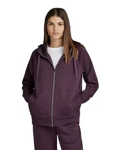 G-STAR RAW Damska bluza z kapturem Premium Core 2.1 Zip Thru, Fioletowy (Lt Maze D22727-c235-8880), M - Bluzy damskie - miniaturka - grafika 1