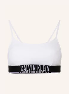 Stroje kąpielowe - Calvin Klein Góra Od Bikini Bustier Intense Power weiss - grafika 1