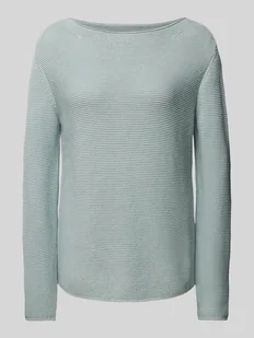 Sweter o kroju regular fit z dzianiny z bawełny - Swetry damskie - miniaturka - grafika 1