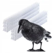 Zwalczanie i odstraszanie szkodników - KADAX Kruk Odstraszacz Ptaków +Kolce Na Ptaki 6szt - miniaturka - grafika 1