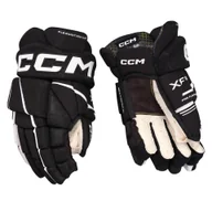 Hokej - Rękawice hokejowe CCM Tacks XF 80 Black/White Junior 12 cali - miniaturka - grafika 1