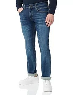 camel active Męskie spodnie jeansowe Regular Fit Houston Stretch, Ciemnoniebieski (ciemny niebieski 42), 42W / 30L - Spodenki męskie - miniaturka - grafika 1