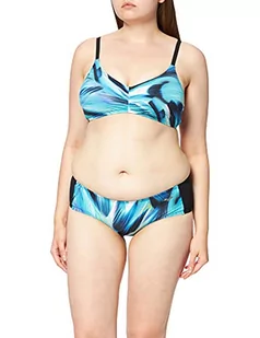 ARENA Damski kostium kąpielowy Flavia Two Pieces, Black Multiblack, 38 PL - Stroje kąpielowe - miniaturka - grafika 1