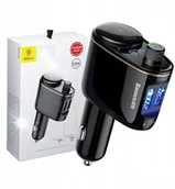 Transmitery FM - Baseus TRANSMITER FM ŁADOWARKA SAMOCHODOWA Enjoy S-06 3.4A 2x USB-A BT 4.2 - miniaturka - grafika 1