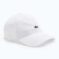 Czapki damskie - Czapka z daszkiem Lacoste RK0491 white - miniaturka - grafika 1