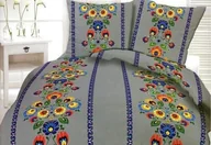 Pościel - Pościel Z Kory 100% Bawełna 160X200 Wzór Łowicki 2 - miniaturka - grafika 1