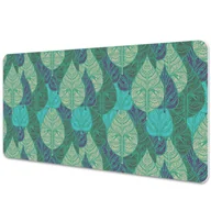 Podkładki na biurko - Podkładka mata ochronna na biurko Liście 90x45 cm - miniaturka - grafika 1