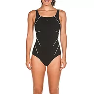Stroje kąpielowe - Arena Damski kostium kąpielowy Bodylift Jewel Low C-cup Black-white (51) 40 2A085 - miniaturka - grafika 1