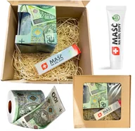 Papier toaletowy - Dowcipny Zestaw - Papier Toaletowy 100 zł + Maść na Ból Dupy - miniaturka - grafika 1