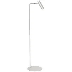 Lampa stojąca podłogowa nowoczesna jasnoszara tuba 1xGU10 8W Axion Luminex - Lampy stojące - miniaturka - grafika 1