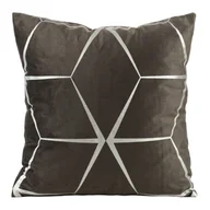 Poszewki na poduszki - Poszewka 45 x 45 Eurofirany Velvet Blink28 C. Brąz - miniaturka - grafika 1