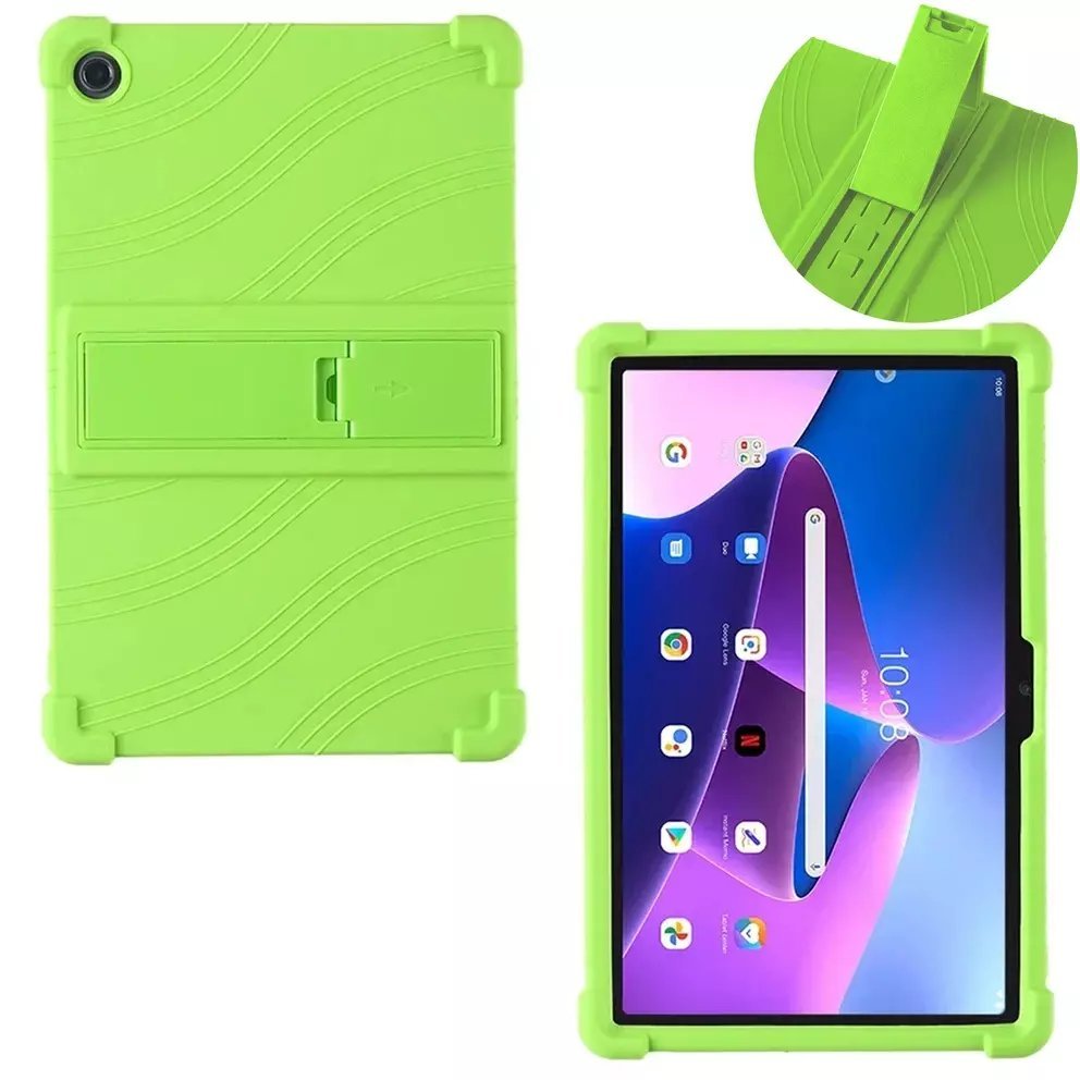 Etui na tablet 4kom.pl Etui ARMOR do Lenovo Tab 10.1 2025 TB311FU TB311XU ZAEH0040PL podstawka, zielone