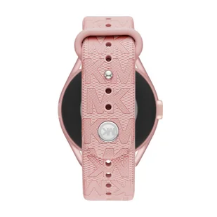 Pasek do zegarka Michael Kors MKT5116 różowy silikonowy 20 mm - Akcesoria do zegarków - miniaturka - grafika 1