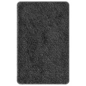 Dywaniki łazienkowe - Dywaniki i dywaniki vidaXL Ciemnoszary Mikrofibra 50 x 80 cm - miniaturka - grafika 1