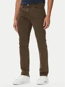 Spodnie męskie - G-Star Raw Jeansy Mosa D23692-D552 Beżowy Straight Fit - miniaturka - grafika 1