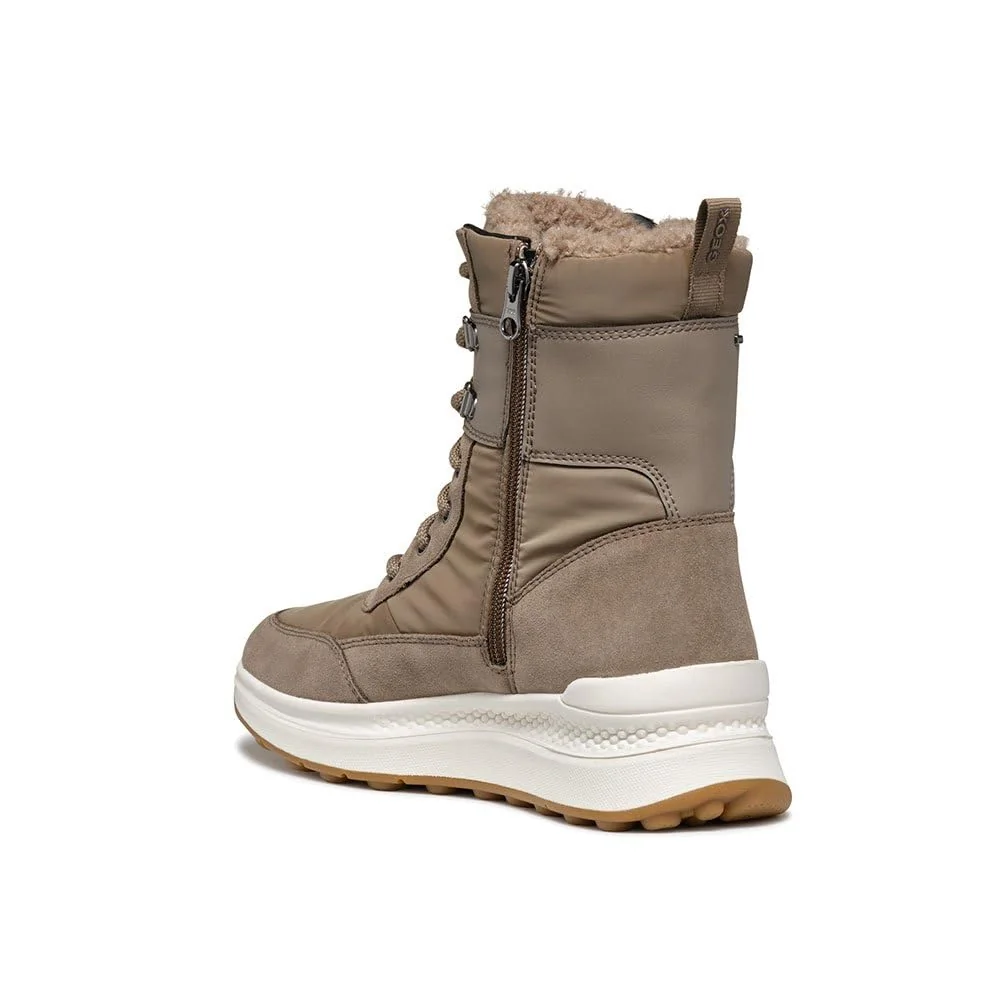 Geox Damskie buty D Spherica Actif X2, szarobrązowy, 39 EU