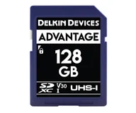 Karty pamięci - Delkin Devices 128GB SDXC Advantage 660X UHS-I U3 V30 - miniaturka - grafika 1