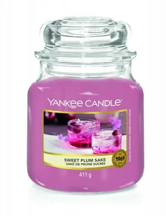 Yankee Candle ŚWIECA SWEET PLUM SAKE 411G 5038581134369 - Świece - miniaturka - grafika 3