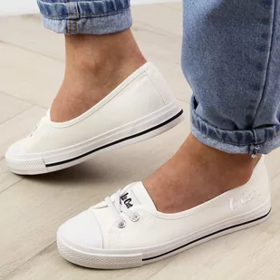 Białe tenisówki damskie Lee Cooper 1791l - Trampki damskie - miniaturka - grafika 1