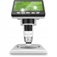 Mikroskopy i lupy - PRECYZYJNY MIKROSKOP CYFROWY ZOOM X1000 PRZYBLIŻENIE MONITOR HD, WIDOK W PC - miniaturka - grafika 1