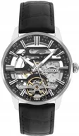 Zegarki męskie - Zegarek męski SLAZENGER SL.09.2268.1.01 czarny fashion skeleton - miniaturka - grafika 1