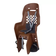 Foteliki rowerowe - Fotelik Polisport Joy Cfs Brown/Dark Grey Na Bagażnik - miniaturka - grafika 1