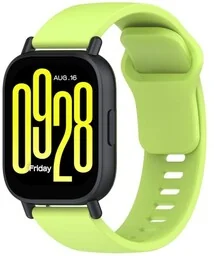Bizon Silikonowy pasek Strap Watch Silicone do Xiaomi Redmi Watch 5 Lite / 5 Active, jasnozielony - Akcesoria do smartwatchy - miniaturka - grafika 1