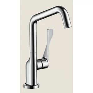 Hansgrohe 39853800 Citterio Jednouchwytowa bateria kuchenna 260 z wyciąganą wylewką stal szlachetna - Baterie kuchenne - miniaturka - grafika 1