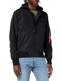 Alpha Industries Męska kurtka bomberka, czarny/czarny, S - Kurtki męskie - miniaturka - grafika 1