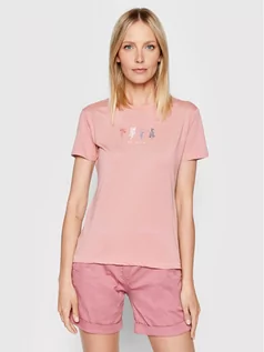 Koszulki i topy damskie - Dare2B T-Shirt Unwind DWT589 Różowy Regular Fit - grafika 1