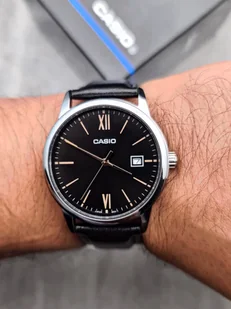 Zegarek ZEGAREK MĘSKI CASIO MTP-V002L-1B3 + BOX (zd224a) - Zegarki męskie - miniaturka - grafika 8