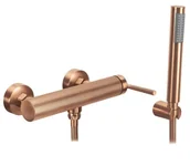 Baterie umywalkowe - Rea Bateria PRYSZNICOWA JS-B34804BRG ARGON MIEDŹ SZCZO REA-B2092 - miniaturka - grafika 1