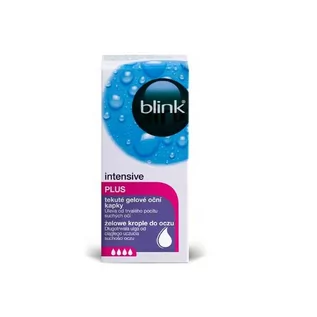 Akcesoria do soczewek kontaktowych - Krople do oczu blink  intensive PLUS 10 ml - grafika 1