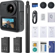Kamery sportowe - Kandao QooCam 3 360° Action Camera - Travel Combo - miniaturka - grafika 1