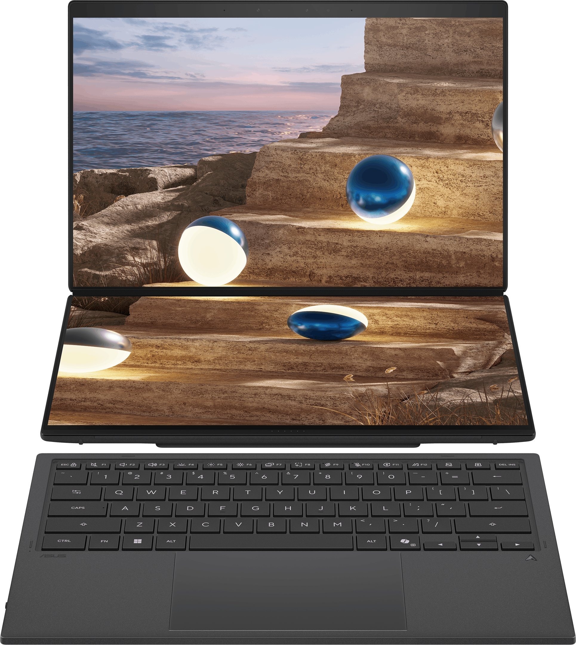 Asus Zenbook Duo UX8407AA-SN094X Moher Gray 14