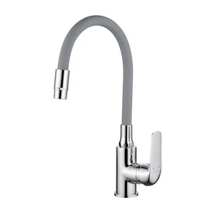 Kuchinox Elza bateria kuchenna chrom grafit/szary BKE962D - Baterie kuchenne - miniaturka - grafika 1