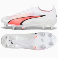 Piłka nożna - Buty Puma Ultra Ultimate MxSG 107504-01 biały 42 - miniaturka - grafika 1