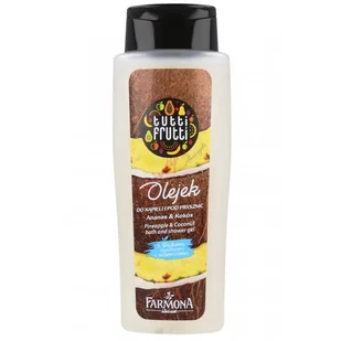 Tutti Frutti Ananas i Kokos Olejek do kąpieli i pod prysznic 100ml - Olejki do ciała i włosów - miniaturka - grafika 2