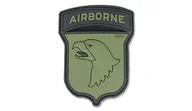 Odzież taktyczna i umundurowanie - 101 Inc. - Naszywka 3D - Airborne 101st - Zielony OD - miniaturka - grafika 1