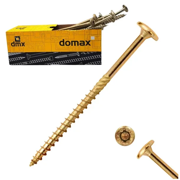 Wkręty do drewna 5x60mm 200 szt Wkręty ciesielskie talerzykowe Torx